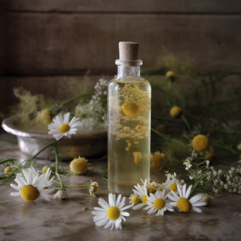 photo-of-calming-chamomile-toner. Remove Makeup Narurally with Vegan Makeup Remover